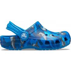 Crocs Kid's Classic Shark Clog - Prep Blue