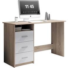 Schreibtische Stella Trading Adria Oak Sonoma/White Schreibtisch 50x120cm