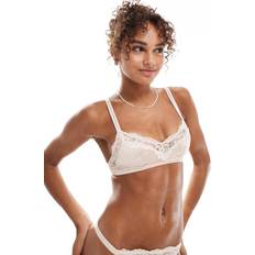 Bralette With Lace Detailing - Light Pink
