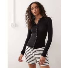 Weekday Clothing Weekday Slim Fit Button Front Cardigan - Black
