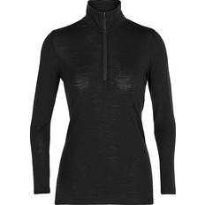 Icebreaker 175 Icebreaker Women's 175 Everyday Long Sleeve Half Zip Pullover - Black