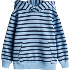 H&M Huvtröja Med Borstad Insida - Blå