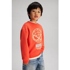 H&M Painokuvallinen Collegepusero - Oranssi/Marvel