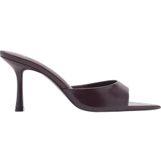 Mango Pointed Heel Sandals - Burgundy