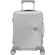 Aluminium Kabinväskor American Tourister Soundbox Alu Spinner 55cm - Silver