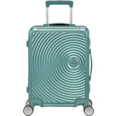 American Tourister Soundbox Alu Spinner 55cm - Dusty Turquoise