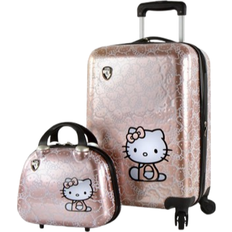 Roséguld Resväskor Heys Luggage & Beauty 2 delar - Hello Kitty