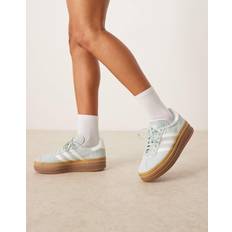 adidas Originals Gazelle Bold Trainers - Light Blue White