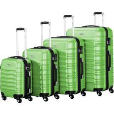Zelsius Hard Shell Suitcase Set of 4 - Green