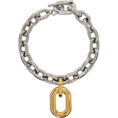 Silverhalsband Med Intrikata Länkar - Gray