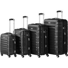 Zelsius Hard Shell Suitcase 4 delar - Black
