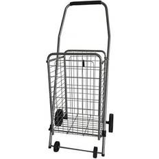 Shopping Trolleys Apex Collapsible Shopping Cart 37.6 x 14.8 x 18.5 in - Gray