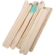 Vaxapplikatorer & Vaxvärmare Goolrc 50Pcs Wooden Waxing Wax Spatulas