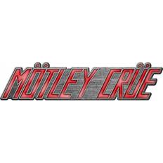 Gråa Broscher Mötley Crüe Crue Enamel Infill Logo Badge