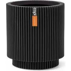 Nature Groove Vase Cylinder Intense Black 15 ’17