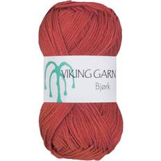 Bambu bomull garn Viking of Norway Bjørk Brændt Orange 147m