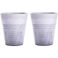 Garden Gear Caesar Marble Effect Planter 46 x 52 cm 2 Pack