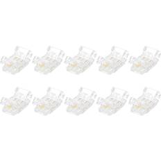 Yellow String Lights & Light Strips Uxcell 10 Pcs 3 Pin 8mm LED Connectors Light Strip