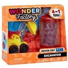 Sandbox Toys MGA Wonder Factory Never Dry Sand Construction Trucks
