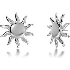 Edblad Silver Örhängen Edblad Sun Studs L Steel Örhängen - Silver