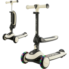 Kinderkraft Balance Bike & Three Wheel Scooter Halley White