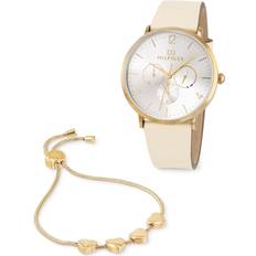 Tommy Hilfiger Smyckesset Tommy Hilfiger Gold Plated Watch Gift Set Bracelet