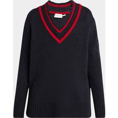 Moncler Jumpers Moncler V-Neck Sweater - Navy