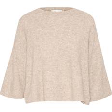 Karen by Simonsen Kbnoabelle Tee Strik Palietbluse - Beige