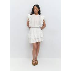 Gul - Korte nederdele Gina Tricot Boho Mini Skirt Korte Nederdel - Hvid