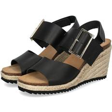 Sweeks Tyra Kilklackade Sandaletter Skinn - Black