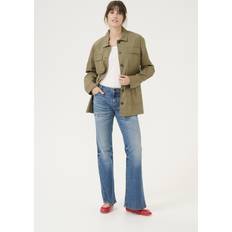 CULTURE Ytterkläder CULTURE Cuhalina Jacket Dam Jackor - Dusky Green Wash
