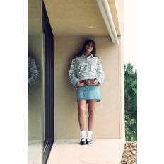 Gina Tricot Nederdele Gina Tricot Cowboynederdel Short Denim Skirt - Blå