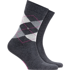 Burlington Everyday Mix 2-Pack Socks Women - Anthra Mel