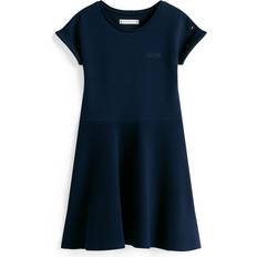 Tommy Hilfiger Kjoler Børnetøj Tommy Hilfiger Kjole Spacer Interlock - Dark Night Navy