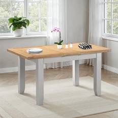 Oak Dining Tables SECONIQUE Windsor Extending Pebble With Oak Dining Table