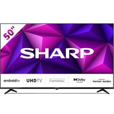 Sharp TVs Sharp 4T-C50FN6KL2AB 50-Inch 4K Android Smart TV
