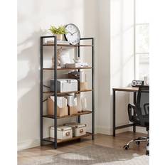 Lakesha Etagere Bookcase Black
