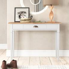 Blue Console Tables Fernleaf Briana 110cm Solid Wood Console Table