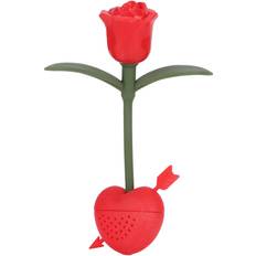 Silicone Tea Strainers Cosy@home Rose Shaped Silicone Tea Strainer