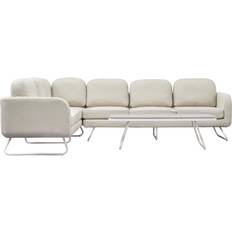 Aluminium - White Outdoor Lounge Sets Corrigan Studio Braen 6 Person Seating Group With Cushions White Outdoor Lounge Set