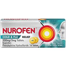 Cold Flu Tablets 200mg 5mg 16 Pack