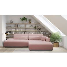 Metro Lane Corner Pink 77cm H 288cm W x 179cm D Sofa