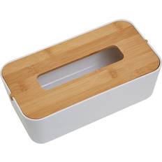 White Tissue Box Covers August Grove Leist Tissue Box Cover White 9cm H x 14cm W x 26cm D