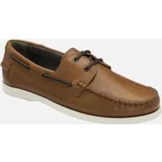 Men - Suede Boat Shoes Frank Wright Knight Mens Boat Shoes - Tan