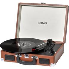 Denver VPL-120 Pladespiller Med Digital Optager Stereo Brun