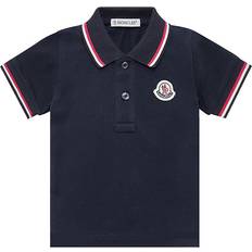 Moncler Polo Shirts Moncler SS Polo In53 - Blue