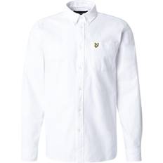 Lyle & Scott L Skjortor Lyle & Scott Bomull Plain Oxford Shirt White