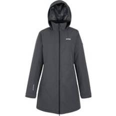 Regatta Women Rain Clothes Regatta Hooded Breathable Waterproof Insulated Jacket - Mid Grey