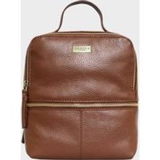 Leather - Women Backpacks Assots London Grain Mini Real Leather Backpack - Tan