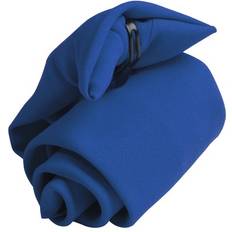 Ties Premier Tie Mens Plain Workwear Clip On Tie - Royal Blue